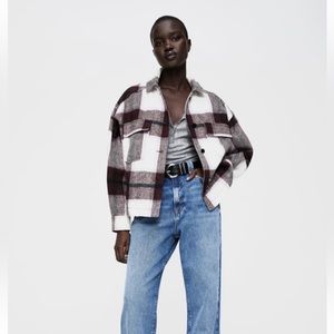 Zara Plaid Overshirt
